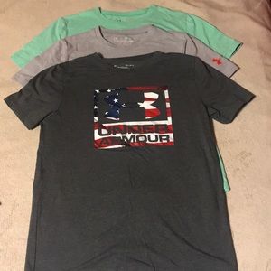 3 UA boys T Shirts